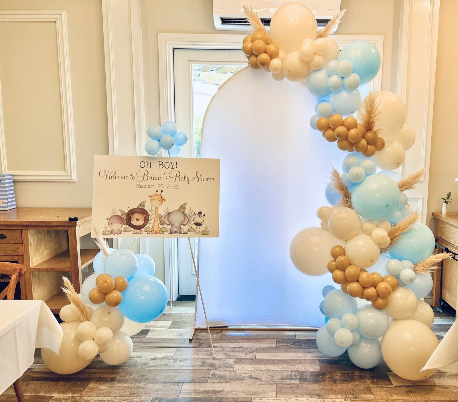 baby shower balloon arch mcallen tx